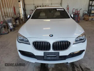 2014 BMW 7 Series ALPINA B7 with VIN WBAYE8C57ED780697, listed as a Copart auction lot 81614434 with 52,214 mi miles and Salvage Title. Bid and sale history available at carsss.com. Image 5.