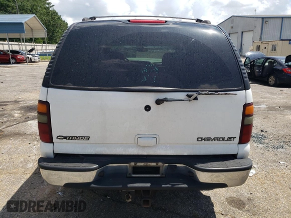 2002 Chevrolet Tahoe LT with VIN 1GNEC13Z82R178905, listed as a Copart auction lot 56430204 with 0 mi miles and Salvage Title. Bid and sale history available at carsss.com. Image 6.
