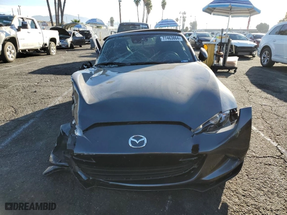 2018 Mazda MX-5 Miata RF Grand Touring with VIN JM1NDAM7XJ0203115, listed as a Copart auction lot 77463864 with 31,043 mi miles and Salvage Title. Bid and sale history available at carsss.com. Image 5.