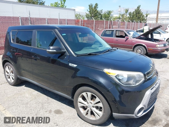 2014 Kia Soul + with VIN KNDJP3A57E7084084, listed as a IAAI auction lot 42013110 with 94,711 mi miles and . Bid and sale history available at DreamBid. Image 1.