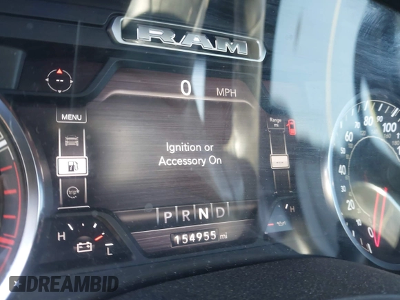 2019 Ram 2500 Laramie with VIN 3C6UR5NL8KG652913, listed as a IAAI auction lot 41611071 with 154,955 mi miles. Bid and sale history available at carsss.com. Image 15.