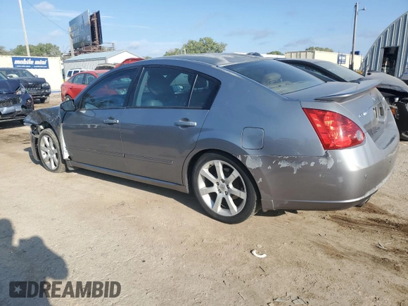 2007 Nissan Maxima 3.5 SE with VIN 1N4BA41E47C866595, listed as a Copart auction lot 72087664 with 173,268 mi miles and Salvage Title. Bid and sale history available at carsss.com. Image 2.