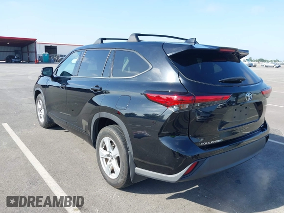 2021 Toyota Highlander L z VIN 5TDCZRBH1MS558663, wystawiony jako IAAI lot #42206187 z przebiegiem 49 574 mil mil oraz . Historia ofert i sprzedaży dostępna na DreamBid. Obrazek 3.