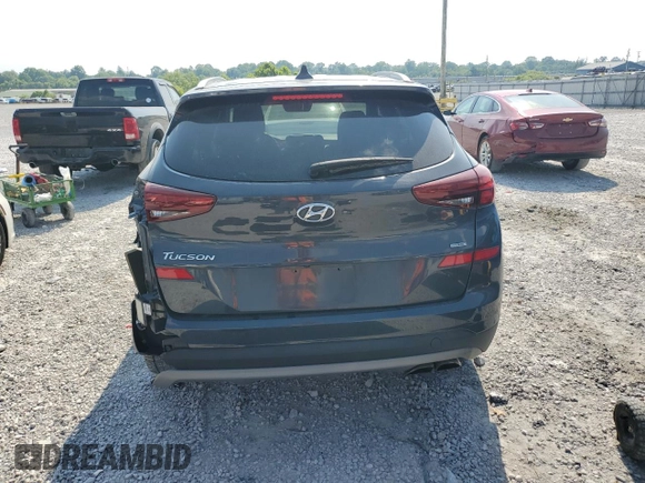 2020 Hyundai Tucson Sport with VIN KM8J3CAL2LU273598, listed as a Copart auction lot 59100775 with 77,954 mi miles and Salvage title. Bid and sale history available at DreamBid. Image 6.