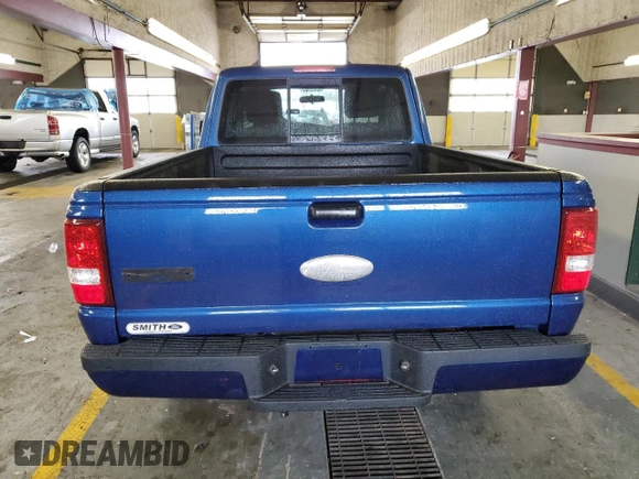 2010 Ford Ranger XLT with VIN 1FTLR4FE8APA77687, listed as a Copart auction lot 47616505 with 127,011 mi miles and Salvage Title. Bid and sale history available at carsss.com. Image 6.