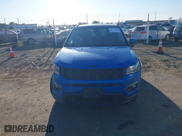 2021 Jeep Compass Latitude z VIN 3C4NJDBB7MT592742, wystawiony jako IAAI lot #41677701 z przebiegiem 84 428 mil mil oraz . Historia ofert i sprzedaży dostępna na DreamBid. Obrazek 12.