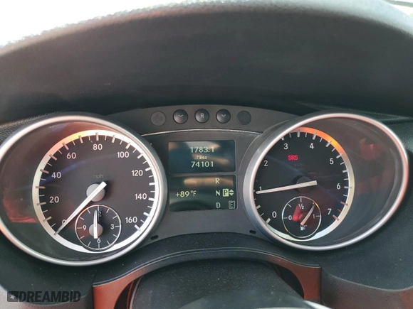 2011 Mercedes-Benz R-Class R 350 with VIN 4JGCB6FE0BA114778, listed as a Copart auction lot 78431244 with 74,101 mi miles and Salvage Title. Bid and sale history available at carsss.com. Image 9.