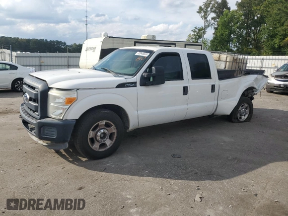 2011 Ford F-250 XL with VIN 1FT7W2A60BEC22099, listed as a Copart auction lot 72345524 with 222,042 mi miles and Salvage Title. Bid and sale history available at carsss.com. Image 1.