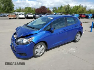 2018 Honda Fit LX z VIN 3HGGK5H55JM726443, wystawiony jako Copart lot #53401675 z przebiegiem 60 981 mil mil oraz Szkoda całkowita • Salvage title. Historia ofert i sprzedaży dostępna na DreamBid. Obrazek 1.