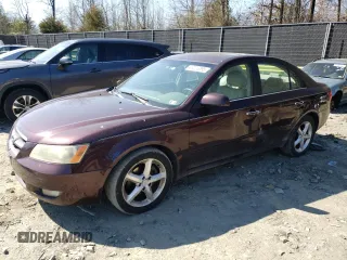 2006 Hyundai Sonata GLS with VIN 5NPEU46F06H057128, listed as a Copart auction lot 47275095 with 222,769 mi miles and Salvage Title. Bid and sale history available at DreamBid. Image 1.