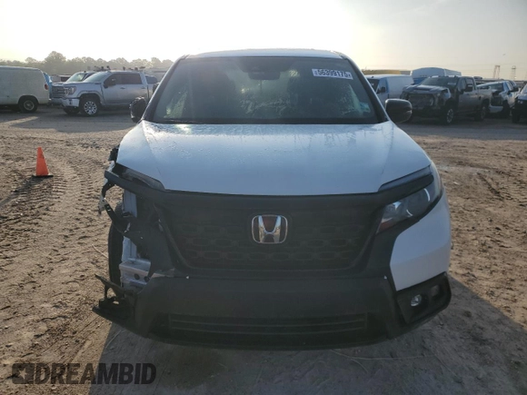 2021 Honda Passport EX-L with VIN 5FNYF7H53MB010829, listed as a Copart auction lot 56399175 with 75,810 mi miles and Salvage Title. Bid and sale history available at DreamBid. Image 5.