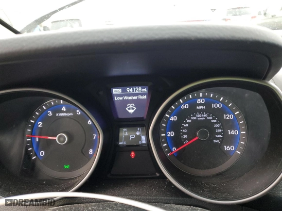 2016 Hyundai Elantra GT with VIN KMHD35LH0GU334664, listed as a Copart auction lot 46863085 with 94,128 mi miles and Salvage Title. Bid and sale history available at carsss.com. Image 9.