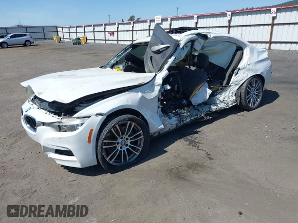 2016 BMW 3 Series 328i xDrive with VIN WBA8E3G57GNT79001, listed as a IAAI auction lot 41192035 with Not Provided miles. Bid and sale history available at carsss.com. Image 17.