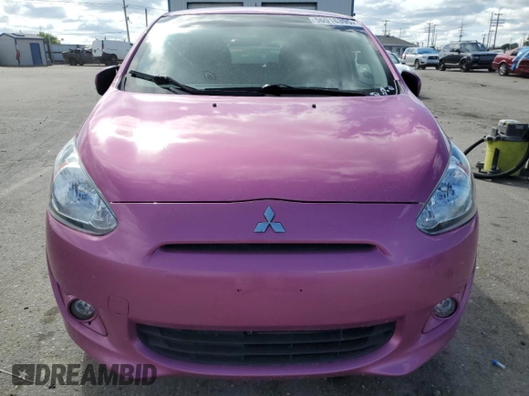 2015 Mitsubishi Mirage DE with VIN ML32A3HJ5FH044657, listed as a Copart auction lot 56916395 with 48,321 mi miles and Salvage title. Bid and sale history available at DreamBid. Image 5.
