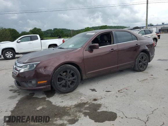 2012 Ford Fusion SE with VIN 3FAHP0HA1CR184497, listed as a Copart auction lot 56848805 with 217,189 mi miles and Clean title. Bid and sale history available at DreamBid. Image 1.