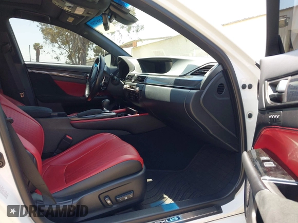 2018 Lexus GS F F with VIN JTHBP1BL6JA002525, listed as a IAAI auction lot 42087210 with 66,660 mi miles and . Bid and sale history available at DreamBid. Image 5.