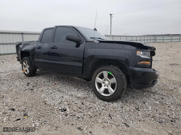 2016 Chevrolet Silverado 1500 Custom with VIN 1GCVKPEC5GZ415266, listed as a Copart auction lot 43703815 with 0 mi miles and Salvage Title. Bid and sale history available at carsss.com. Image 4.