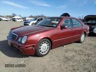 2000 Mercedes-Benz E-Class with VIN WDBJF65J6YB052254, listed as a Copart auction lot 49375555 with 96,015 mi miles and Salvage Title. Bid and sale history available at carsss.com. Image 1.