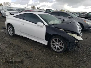 2002 Toyota Celica GT with VIN JTDDR32T220138142, listed as a Copart auction lot 49143375 with 222,464 mi miles and Salvage Title. Bid and sale history available at carsss.com. Image 4.