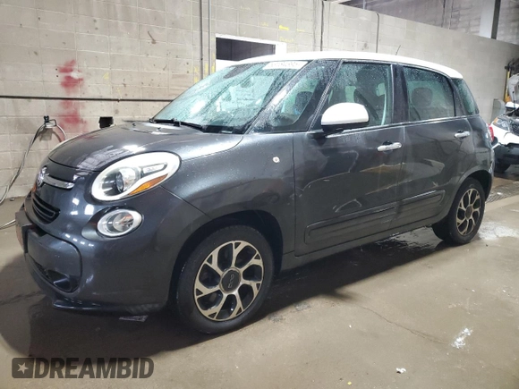 2014 FIAT 500L Easy with VIN ZFBCFABH4EZ015157, listed as a Copart auction lot 53184395 with 111,873 mi miles and Clean Title. Bid and sale history available at carsss.com. Image 1.