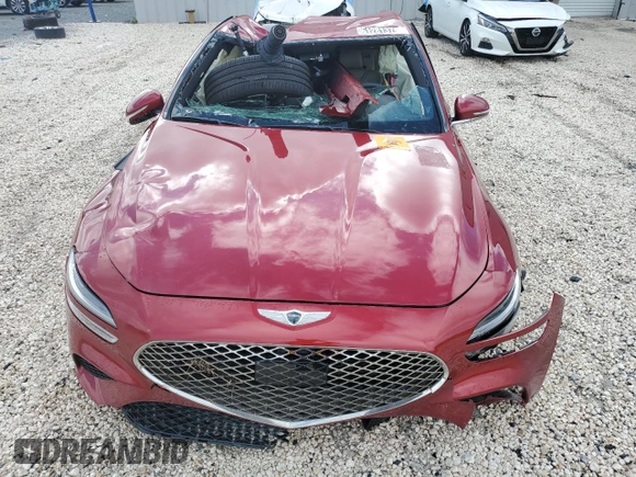 2023 Genesis G70 2.0T with VIN KMTG34TA6PU132430, listed as a Copart auction lot 61281374 with Not Provided miles and Non Repairable. Bid and sale history available at DreamBid. Image 5.