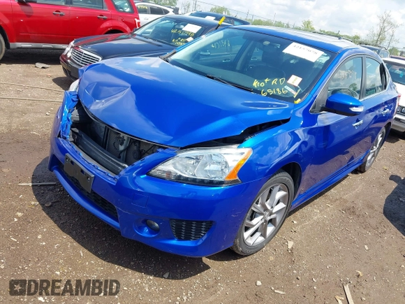 2015 Nissan Sentra SR with VIN 3N1AB7AP9FY362400, listed as a IAAI auction lot 42157078 with 65,186 mi miles and . Bid and sale history available at DreamBid. Image 18.