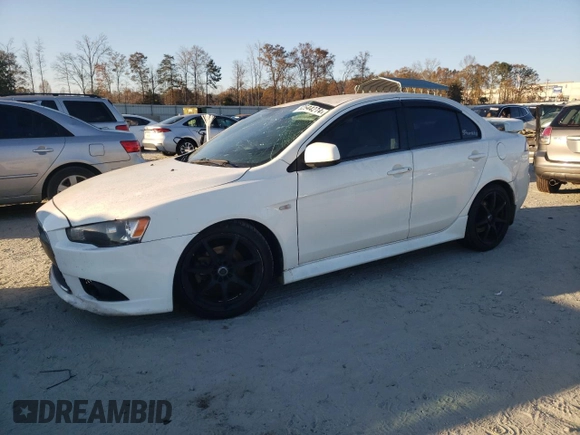 2014 Mitsubishi Lancer GT with VIN JA32U8FW7EU009901, listed as a Copart auction lot 82544214 with 139,691 mi miles and Salvage Title. Bid and sale history available at carsss.com. Image 1.