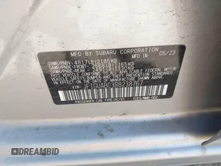 2024 Subaru Impreza z VIN JF1GUABC3R8238767, wystawiony jako IAAI lot #42322908 z przebiegiem 20 445 mil mil oraz . Historia ofert i sprzedaży dostępna na DreamBid. Obrazek 9.