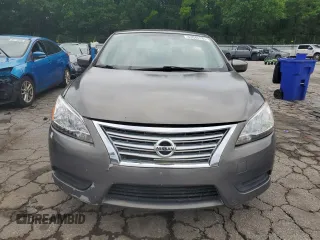 2015 Nissan Sentra SV with VIN 3N1AB7AP8FL635128, listed as a Copart auction lot 53546145 with 203,270 mi miles and Salvage Title. Bid and sale history available at DreamBid. Image 5.