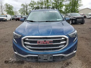 2020 GMC Terrain SLT with VIN 3GKALVEV6LL218078, listed as a Copart auction lot 57956465 with 61,398 mi miles and Salvage title. Bid and sale history available at DreamBid. Image 5.