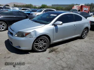 2005 Scion tC with VIN JTKDE177850022873, listed as a Copart auction lot 57166754 with 194,678 mi miles and Salvage Title. Bid and sale history available at carsss.com. Image 1.