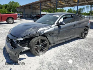 2016 BMW M4 with VIN WBS3R9C5XGK337135, listed as a Copart auction lot 56620874 with 56,833 mi miles and Salvage Title. Bid and sale history available at carsss.com. Image 1.