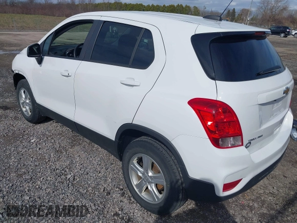 2020 Chevrolet Trax LS with VIN 3GNCJNSB2LL156965, listed as a IAAI auction lot 41966449 with 26,554 mi miles. Bid and sale history available at carsss.com. Image 3.
