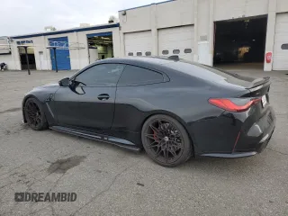 2023 BMW M4 Competition xDrive with VIN WBS43AZ09PCM46747, listed as a Copart auction lot 42452635 with 20,039 mi miles and Salvage Title. Bid and sale history available at carsss.com. Image 2.