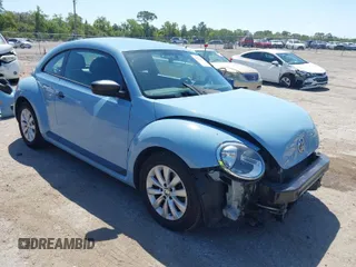 2015 Volkswagen Beetle Fleet Edition with VIN 3VWF17AT8FM644065, listed as a IAAI auction lot 42021412 with 135,525 mi miles and . Bid and sale history available at DreamBid. Image 1.
