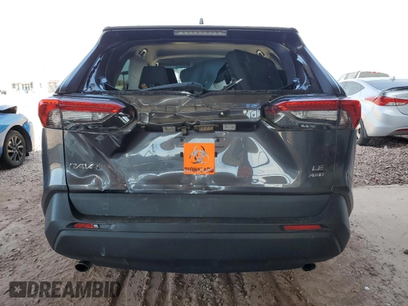 2023 Toyota RAV4 LE with VIN 2T3F1RFV4PC347773, listed as a Copart auction lot 46249265 with 33,775 mi miles and Salvage Title. Bid and sale history available at carsss.com. Image 6.