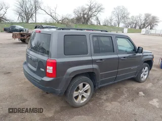 2016 Jeep Patriot High Altitude Edition with VIN 1C4NJRFB4GD617114, listed as a IAAI auction lot 42036037 with 106,205 mi miles. Bid and sale history available at carsss.com. Image 6.