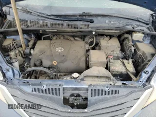2017 Toyota Sienna LE with VIN 5TDJZ3DC0HS182825, listed as a Copart auction lot 47471655 with 141,638 mi miles and Salvage Title. Bid and sale history available at carsss.com. Image 12.
