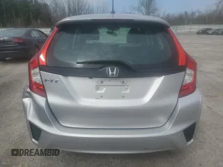 2015 Honda Fit LX with VIN 3HGGK5H57FM706377, listed as a Copart auction lot 53932605 with 0 mi miles and Salvage Title. Bid and sale history available at carsss.com. Image 6.