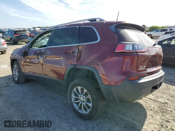 2019 Jeep Cherokee Latitude Plus with VIN 1C4PJMLN6KD174564, listed as a Copart auction lot 56365255 with 87,230 mi miles and Salvage title. Bid and sale history available at DreamBid. Image 2.