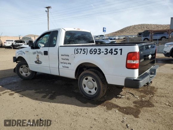 2007 Ford F-150 XL with VIN 1FTRF12287KC42057, listed as a Copart auction lot 85299854 with 2,060,155 mi miles and Salvage title. Bid and sale history available at DreamBid. Image 2.