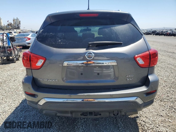 2017 Nissan Pathfinder SL with VIN 5N1DR2MM4HC654523, listed as a Copart auction lot 57589525 with 116,626 mi miles and Salvage title. Bid and sale history available at DreamBid. Image 6.