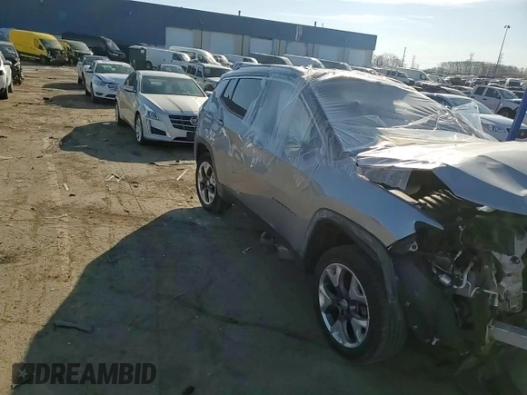 2018 Jeep Compass Limited with VIN 3C4NJDCBXJT252415, listed as a Copart auction lot 53478485 with 89,482 mi miles and Clean Title. Bid and sale history available at carsss.com. Image 12.