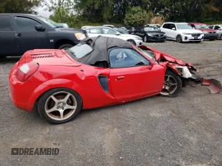 2000 Toyota MR2 z VIN JTDFR320XY0021688, wystawiony jako Copart lot #88487765 z przebiegiem 163 114 mil mil oraz Szkody całkowita. Historia ofert i sprzedaży dostępna na DreamBid. Obrazek 3.