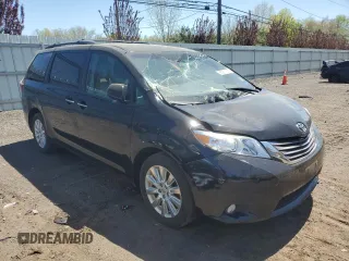 2015 Toyota Sienna Limited with VIN 5TDDK3DC6FS108792, listed as a Copart auction lot 55201005 with 98,616 mi miles and Salvage Title. Bid and sale history available at DreamBid. Image 4.
