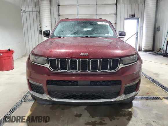 2021 Jeep Grand Cherokee Limited with VIN 1C4RJKBG1M8173351, listed as a Copart auction lot 56490185 with 46,604 mi miles and Salvage Title. Bid and sale history available at DreamBid. Image 5.
