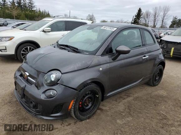 2014 FIAT 500 Sport z VIN 3C3CFFBR7ET282856, wystawiony jako Copart lot #56127935 z przebiegiem 172 945 mil mil oraz Tytuł czysty. Historia ofert i sprzedaży dostępna na DreamBid. Obrazek 1.