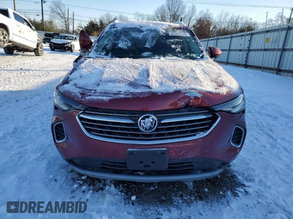 2022 Buick Envision Preferred with VIN LRBAZLR4XND164615, listed as a Copart auction lot 42204715 with 15,832 mi miles and Salvage Title. Bid and sale history available at carsss.com. Image 5.