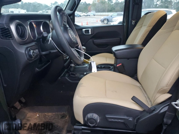 2021 Jeep Wrangler Sport with VIN 1C4GJXAGXMW701082, listed as a Copart auction lot 80138224 with 31,102 mi miles and Salvage Title. Bid and sale history available at DreamBid. Image 7.