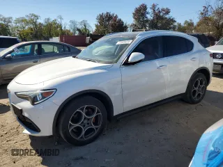 2019 Alfa Romeo Stelvio Ti Lusso z VIN ZASPAKBN2K7C49899, wystawiony jako Copart lot #77323474 z przebiegiem 88 826 mil mil oraz Szkoda całkowita • Salvage title. Historia ofert i sprzedaży dostępna na DreamBid. Obrazek 1.